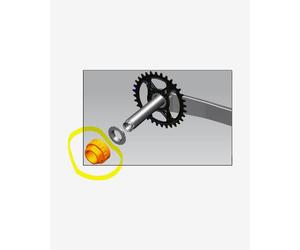 Chiave regolabile guarnitura sinistra Shimano XT M9100 FC41