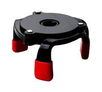 Chiave regolabile in acciaio inox, chiave regolabile a 3 ganasce, strumento di smontaggio del filtro dell'olio per rimuovere il filtro dell'olio da 10 cm di diametro, robusta presa da 3/8 pollici.
