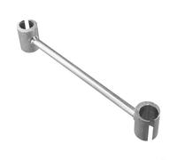 Chiave regolabile in acciaio resistente per cerniere a bandiera da 8-25 mm per riparare la sicurezza antincendio e le fessure delle porte delle camere bianche con finitura argento (8-19 mm)
