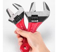 Chiave regolabile in miniatura costruita per spazi ristretti con maggiore capacità di ganascia per grandi elementi di fissaggio in bagno (15,2 cm)