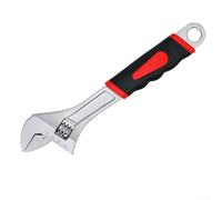 Chiave regolabile multiuso con finitura cromata e impugnatura rivestita in gomma per giunti e manutenzione valvole (15,2 cm)