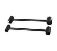 Chiave regolabile per cerniere a bandiera (14-19 mm e 23-25 mm), chiave in acciaio resistente per incendi, camera bianca e allineamento porte blindate (nero)