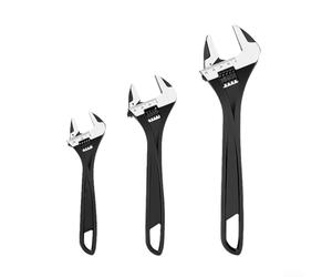 Chiave regolabile progettata per uso idraulico con ingranaggi a vite senza fine di precisione e marcature di misurazione chiare su telaio robusto (C)