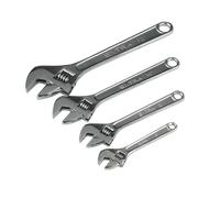 Chiave Regolabile Set 4pc 150, 200, 250 & 300mm - Sealey S0449 Nuovo