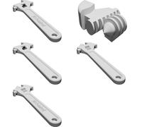 Chiave Regolabile Stampata 3D Completamente Assemblata Strumento Custom