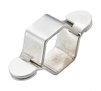 Chiave rimovibile da 10,2 cm per installazione di rubinetti per tubi intrecciati, strumento compatto per spazi ristretti sotto il lavandino e dietro il WC, struttura in ABS e metallo per la