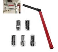 Chiave Rubinetto Lavello,Chiave Per Rubinetto Sottolavello,8-13Mm Chiavi A Bussola, Chiave Per Dadi Rubinetti,Chiave A Tubo Per Rubinetti,Utensile Per L'Installazione Dei Rubinetti (Manicotto *5)