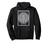 Chiave Sacra egizia Antica della Vita Kemetic Ankh Felpa con Cappuccio