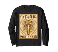 Chiave Sacra egizia Antica della Vita Kemetic Ankh Maglia a Manica