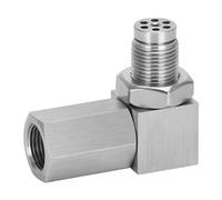 Chiave Sonda Lambda Catalizzatore Scarico Sensore Ossigeno Posteriore Distanziatore Mini Catalizzatore Da 90 Gradi Lambda O2 Adattatore CEL Fix, M18 * 1.5 Universale Emulatore Sonda Lambda