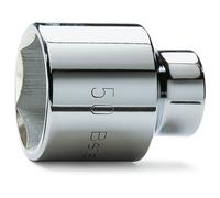 CHIAVI A BUSSOLA A MANO CON ATTACCO QUADRO FEMMINA 3/4" BOCCA ESAGONALE MM 46 CR