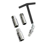 Chiave Svitacandele Snodabile 16/18/21 mm Bussole Intercambiabili Manico 15 cm