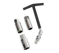 Chiave Candele Svitacandele Snodabile Bussole 16+18+21 mm Manico 15 cm - C65882