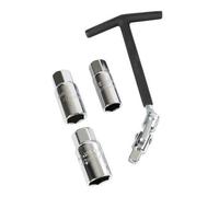 CHIAVE SVITACANDELE SNODABILE 16+21+18 MM MANICO RIVESTITO LAMPA 65882