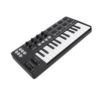 Chiave Tastiera MIDI USB MIDI Controller con 8 Tamponi Retroilluminati, 8 Manopole, Display a LED, Arpeggiatore, modalità Sustain e Accordi, Compatibile con il Software