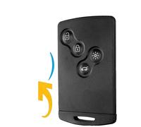 Chiave Telecomando 4 Tasti per Renault Koleos Scheda Keyless Lama Vergine