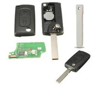 Chiave telecomando Citroen C8 Dispatch 433 MHZ FSK lama HU83 2 tasti