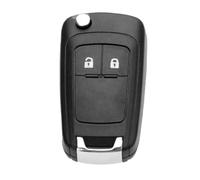 Chiave telecomando Fob 2 pulsanti 433 MHz ID46 PCF7941 Chip HU100 compatibile con Astra J Corsa E Insignia Zafira C 2009 15(1Pc)