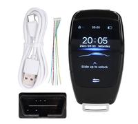 Chiave Telecomando per Auto per Modelli con Pulsante Start Stop Motore, Chiave Intelligente Universale con Touch Screen LCD TK900 Accesso Remoto Senza Chiave (Nero)