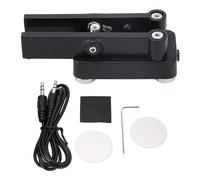 Chiave telegrafica a doppia paletta CW Codice Morse Keyer con base magnetica Robusto materiale ABS Prestazioni stabili e portatili per gli appassionati di radioamatori e gli