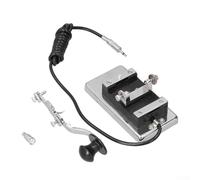 Chiave telegrafica in acciaio inossidabile per comunicazione CW con design staccabile e protettivo, compatibile con connessioni di interfaccia da 3,5 mm e 6,5 mm