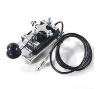 Chiave telegrafica K4 resistente con contatti in argento puro per onde corte per comunicazione codice Morse, interruttore manuale Cw, pin da 6,5 mm (6,5 mm)