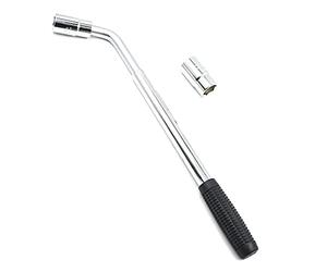 Chiave telescopica per ruota estensibile, con chiave a bussola standard da 17/19 mm e 21/23 mm, chiave a scatto per ruota per auto