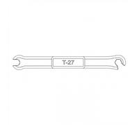 Chiave Tiraraggi T-27 per Manutenzione Ruote Bicicletta