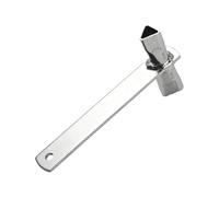 Chiave triangolare, 2 in 1, portatile, compatta, chiave triangolare per pali barriera per armadietti, macchine, treni, ascensori, dissuasori, montanti di isolamento, manutenzione, riparazione