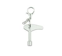 Chiave triangolare bidone della spazzatura, chiave triangolo chiave Chiave utility Chiave serratura porta ascensore gas-elettrico. (3)