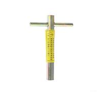 Chiave triangolare in metallo per ascensore, strumento efficace per accesso agevole alla porta dell'ascensore e manutenzione del pannello di utilità (100 mm)