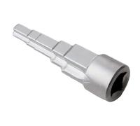 Chiave Universale a 5 Gradini, Chiave a Passo con Attacco Quadro Incassato da 1/2", da 3/8, 1/2, 3/4, 1-1/4" per Impianti Idraulici Sanitari e Codoli Radiatori