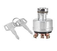 chiave universale blocchetto + Interruttore di accensione, interruttore di avviamento a chiave di accensione impermeabile con scavatore di cavi a 6 terminali 2 chiavi per Kobelco SK200-3 SK200-5 SK120