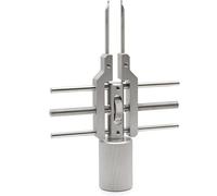 Chiave universale for anello elastico ottico, anche anello elastico a doppia estremità, adattatore filettato distanziatore, gamma regolabile: 3-73 mm, ditale staccabile, for meccanici, appa.