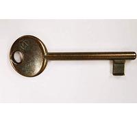 CHIAVE UNIVERSALE PASSPARTOUT LUNGHEZZA mm.83 IN OTTONE BRONZATO.APRE LA MAGGIOR PARTE DELLE PORTE INTERNE DI CASA E UFFICIO
