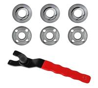 Chiave universale per smerigliatrice angolare (rossa), chiave inglese regolabile per DeWalt, per Milwaukeie, per Makita, per Ryobi, per smerigliatrici da 11,4 cm/12,7 cm/17,8 cm, strumento di ricambio