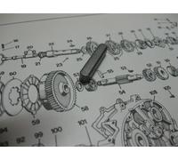 CHIAVETTA ALBERO FRIZIONE MOTOBI BENELLI 3VK 70085400