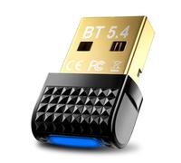 Chiavetta Bluetooth 5.4 per PC, Adattatore USB Bluetooth a Bassa Latenza, Dongle Wireless per Windows 11/10/8.1/7, Compatibile con Cuffie, Mouse, Tastiere, Controller, Stampanti e Altri Dispositivi