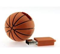 Chiavetta dati USB 2.0 a forma di piccola palla da basket in plastica, Flash Pen Drive 32GB 128 GB.