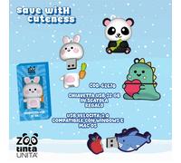 Chiavetta PenDrive USB 16GB TintaUnita Zoo a forma di animali
