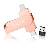 Chiavetta USB 128GB per phone senza App, MUXXUE Memoria Esterna phone 3 in 1 per 1Phone 1Pad Android e PC USB C Pen Drive per Foto, Video e File