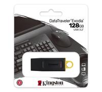 Chiavetta USB 128GB USB 3.2 Gen 1 DataTraveler Exodia Nera KINGSTON DTX/128GB
