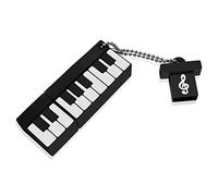 Chiavetta USB 2.0 64GB, Pen Drive Portatile Memory Stick Carino Silicone Musicale Flash Drive Unità Memoria 64GB per Archiviazione Dati PC, Auto, Laptop, Smart TV, Ecc (Pianoforte)