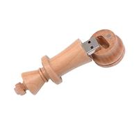 Chiavetta USB 2.0 a forma di scacchi in legno, creativa, per fotografie, viaggi, souvenir per amici, USB 2.0 (scacchi in legno, 64 GB)
