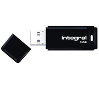 Chiavetta USB 2.0 Nera, 16GB - INFD16GBBLK