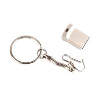 Chiavetta USB 2.0 ultra sottile in metallo con efficiente dissipazione del calore e design integrato per un trasferimento dati sicuro in movimento.