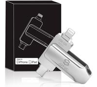 Chiavetta USB 256GB Certificata MFi Memoria-Esterna-Per-iPhone-Memory-Stick iPhone-Flash-Drive Chiavetta USB Lightning Flash Drive IOS Photostick-USB-foto Pen-Drive-USB C Android/PC/Mac