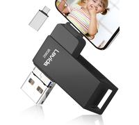 Chiavetta USB 256gb per Phone,Levida Pen Drive Penna USB 3.0 Pendrive 4 in 1 Photostick Chiave USB Type C con iOS,Android,Tipo C Porta/Smartphone, Computer, Laptop, PC,Nero classico