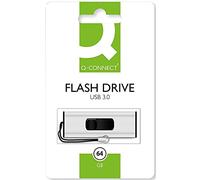 Chiavetta USB 3.0 in blister Q-Connect Flash drive argento/nero - 64 GB - KF16371