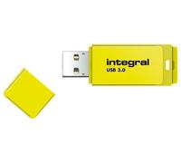 Chiavetta USB 3.0 Neon, 128GB Gialla - INFD128GBNEONYL3.0